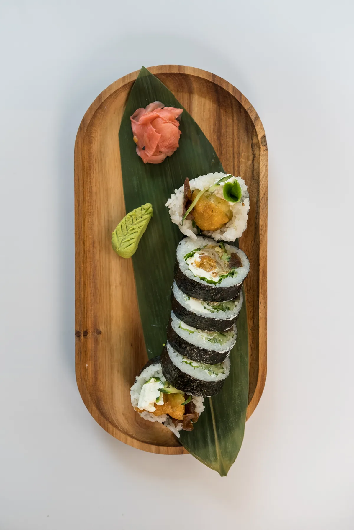 Futomaki Boczniak w tempurze