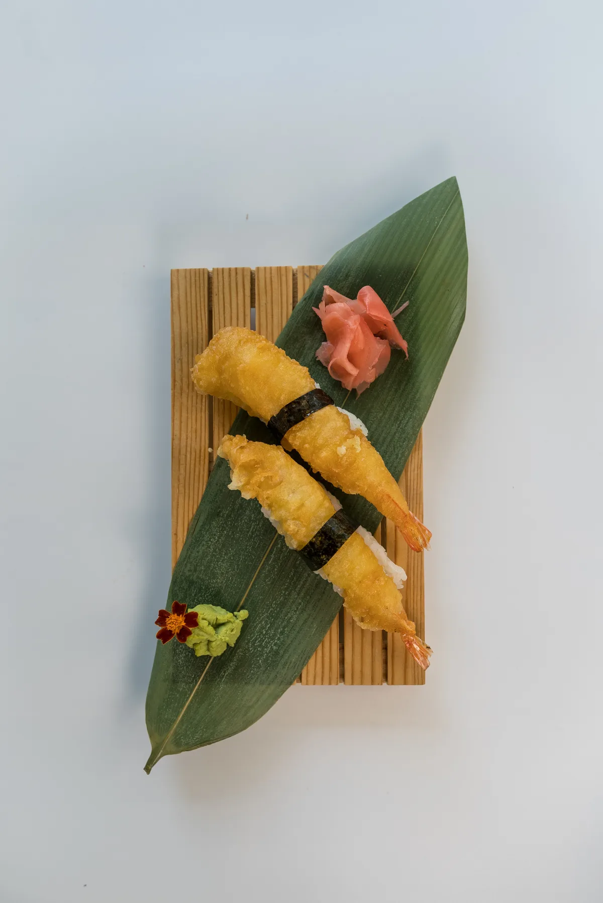 Nigiri krewetka w tempurze