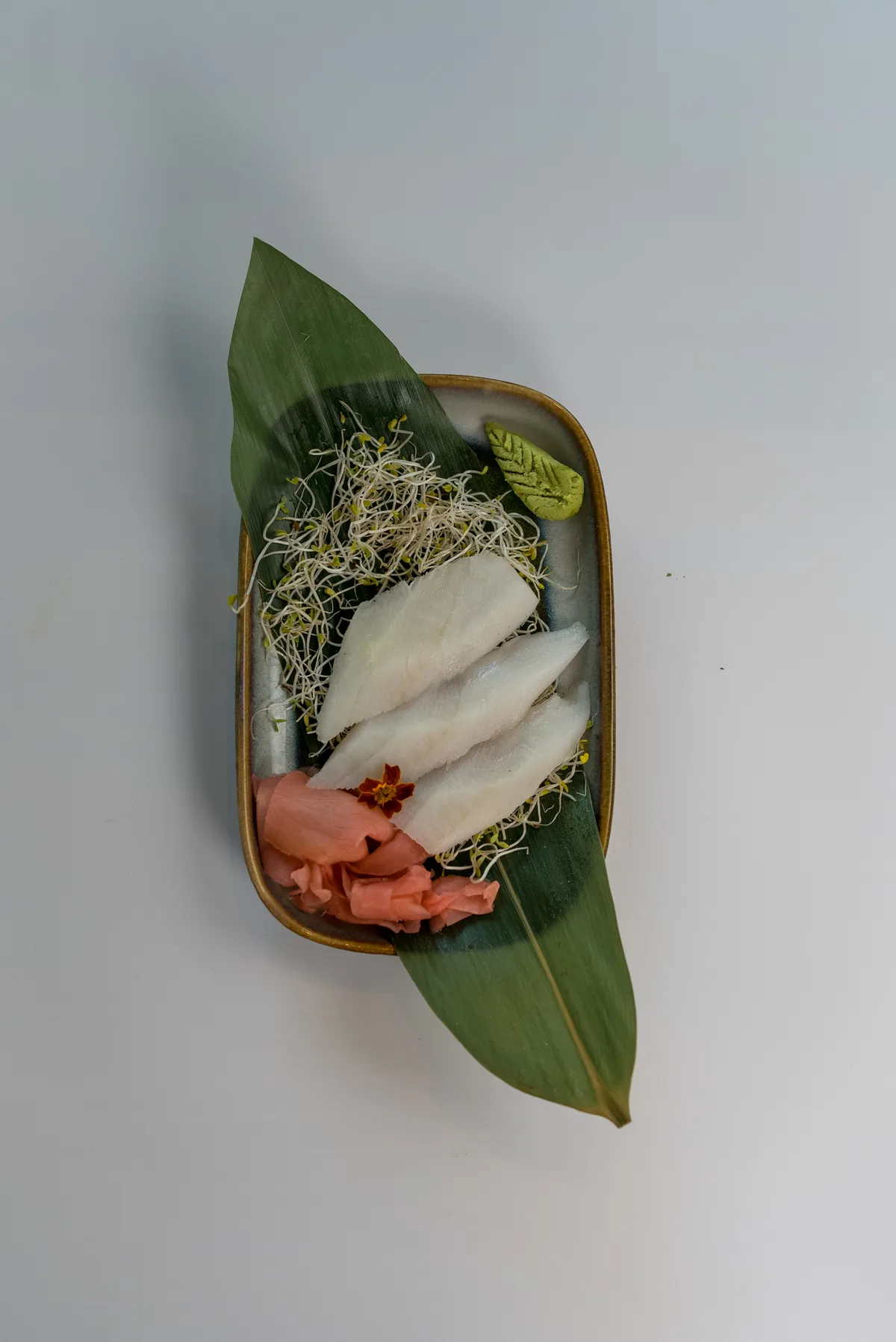 Sashimi halibut