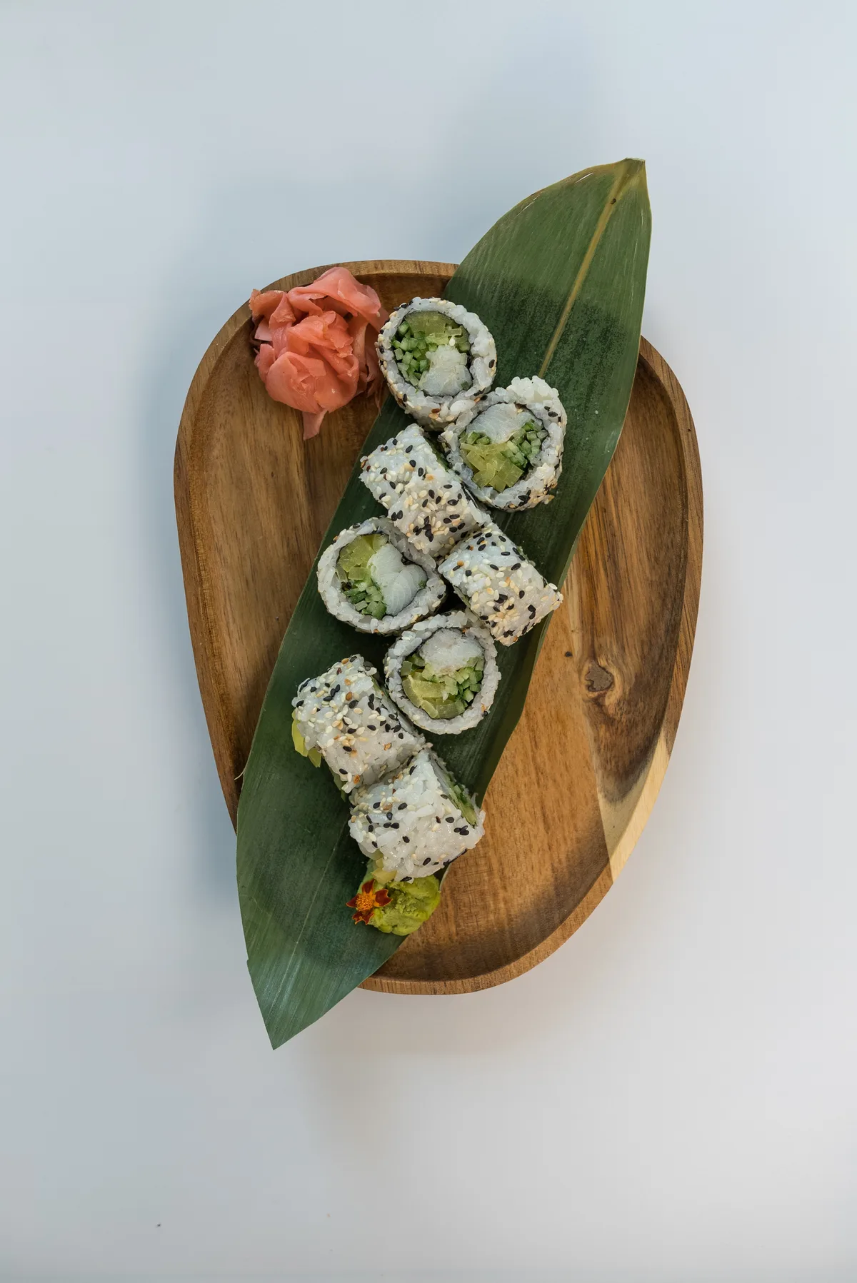 Uramaki halibut