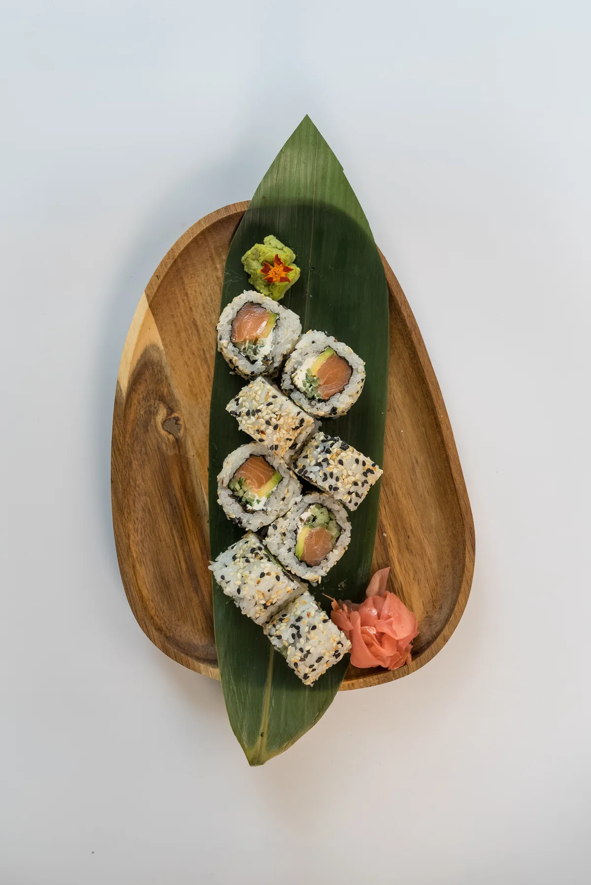 Uramaki łosoś