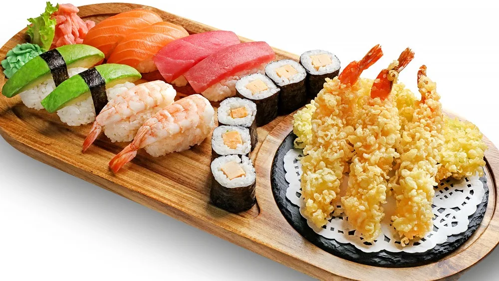 J26 Tempura sushi mix tál
