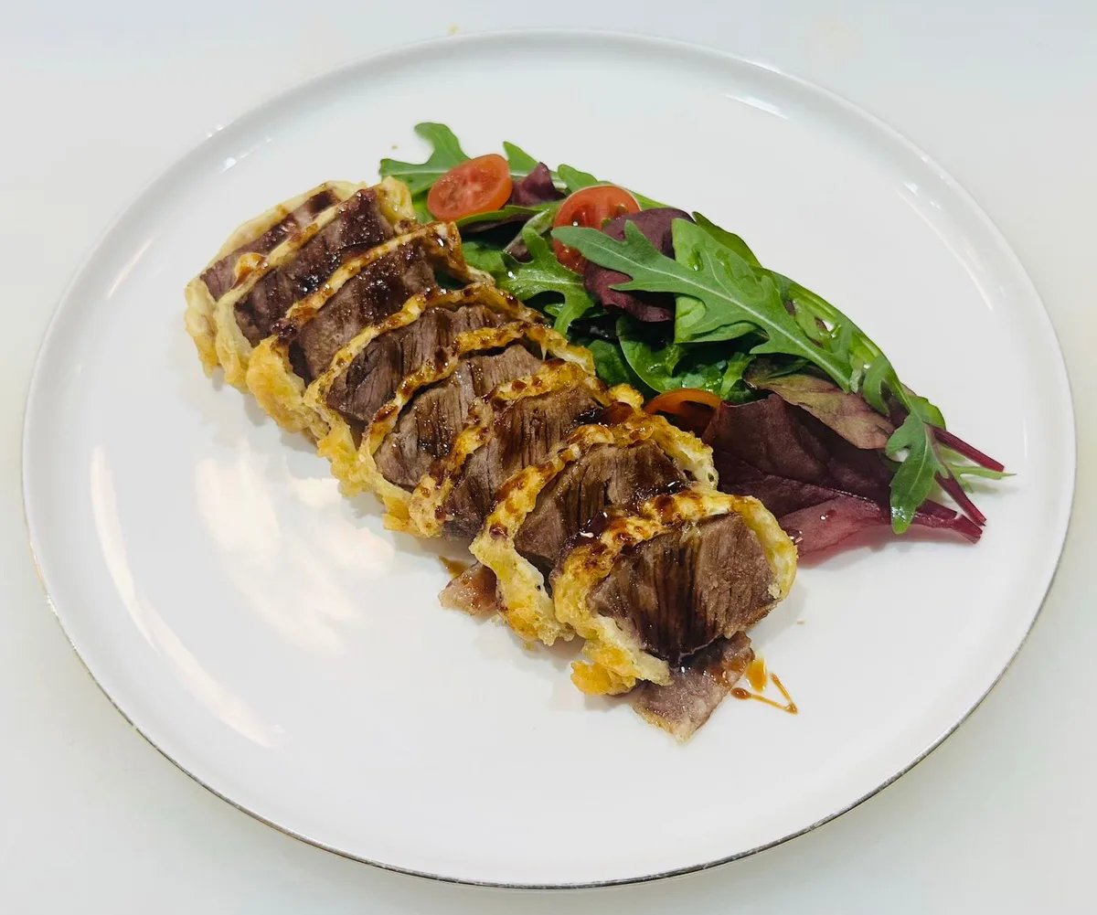 Q18 Tempura marhahús steak