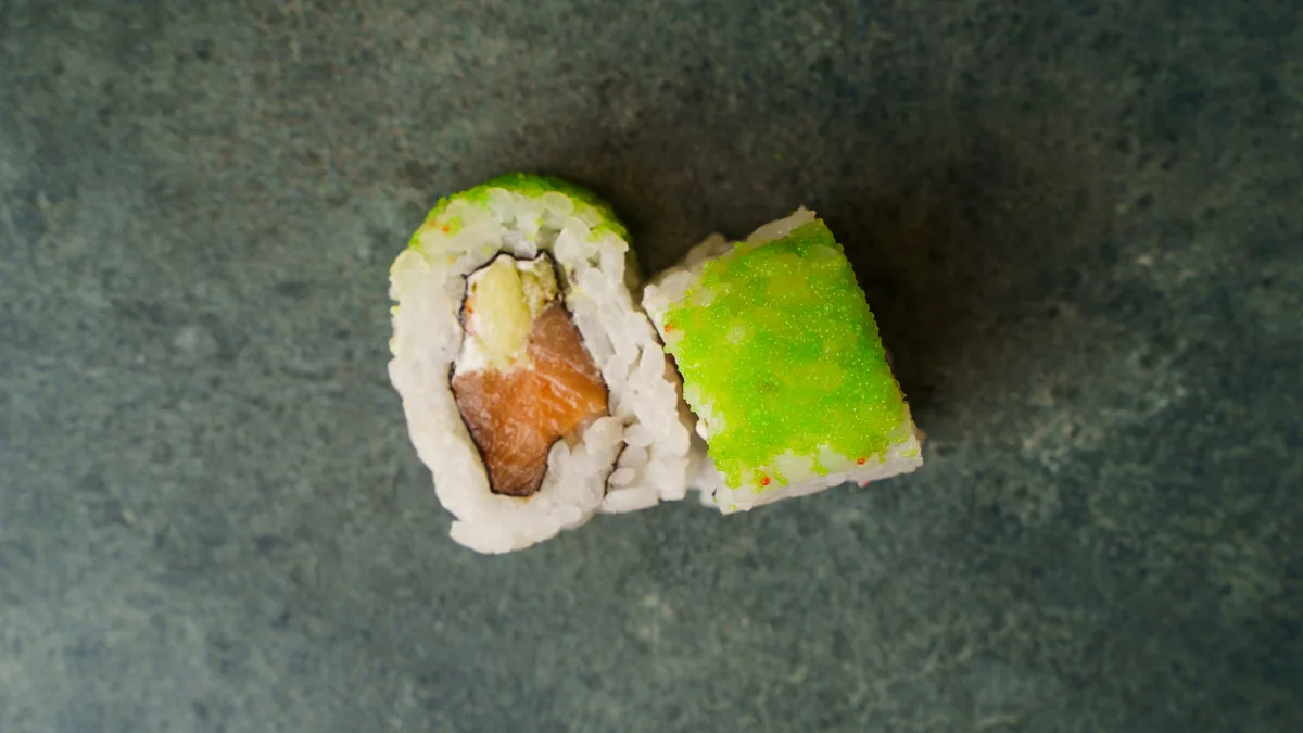 Uramaki Laks Green (2 stk)