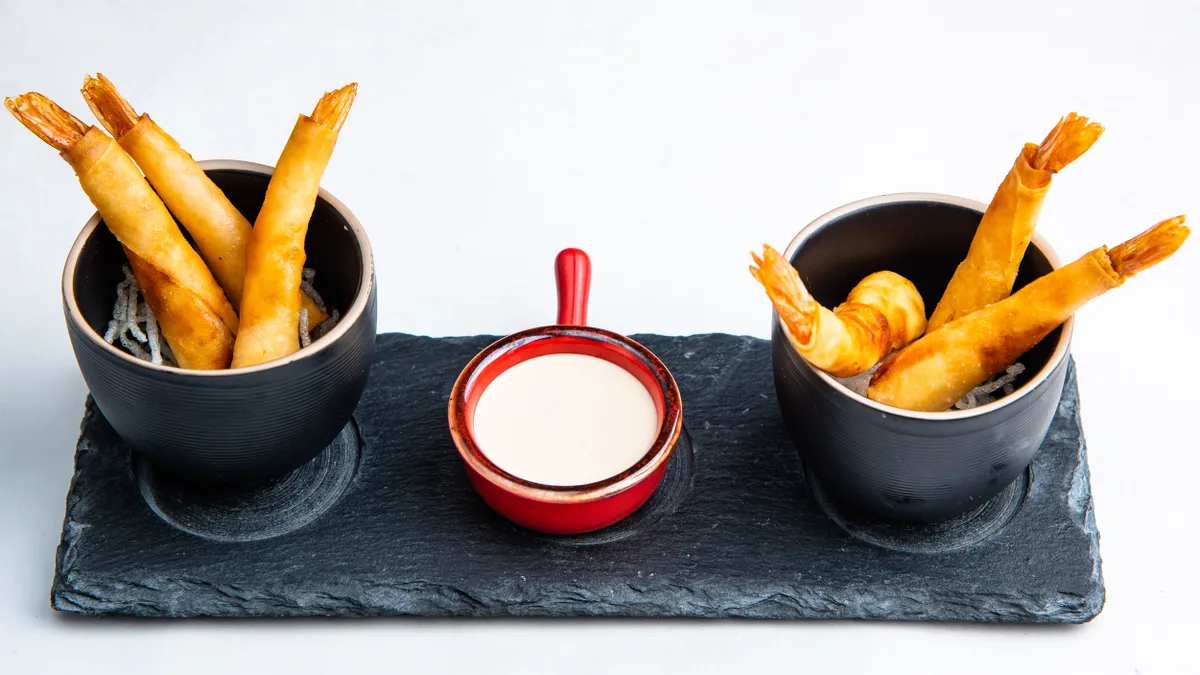 Crispy shrimps