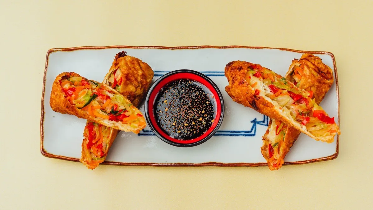Fish spring roll