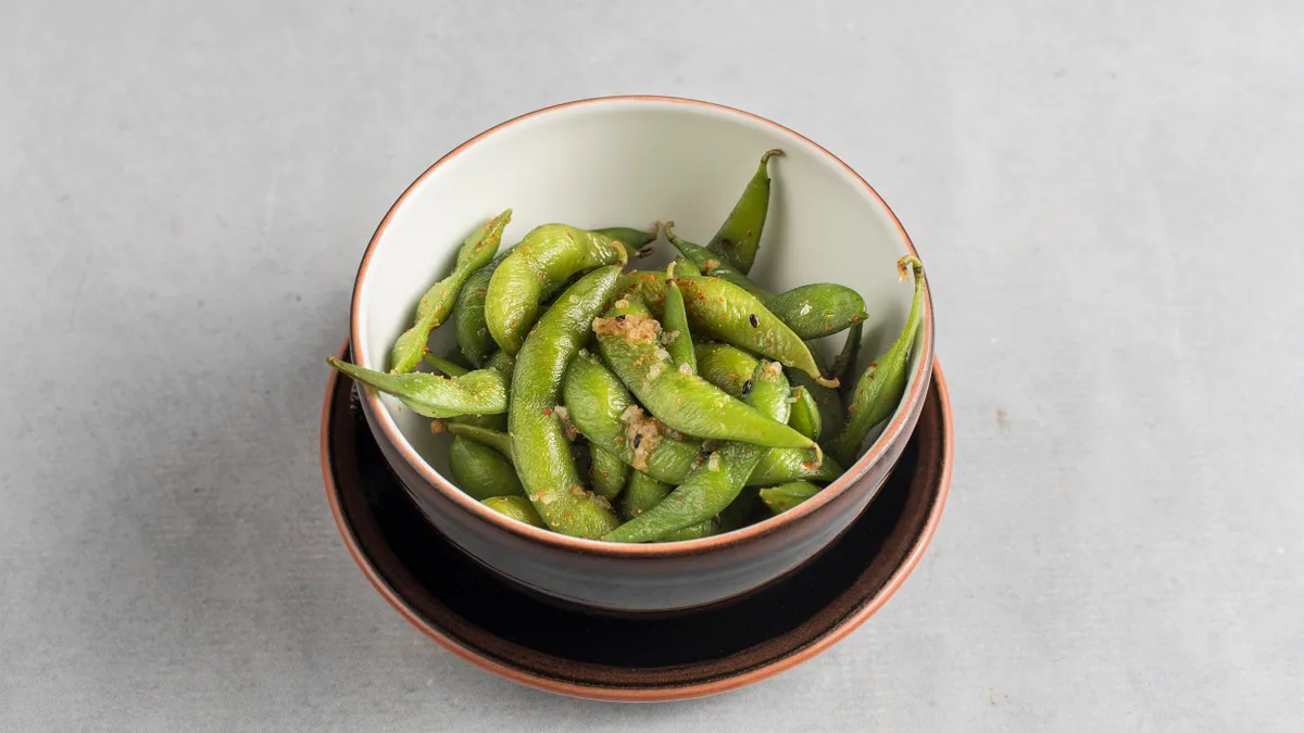 Spicy edamame