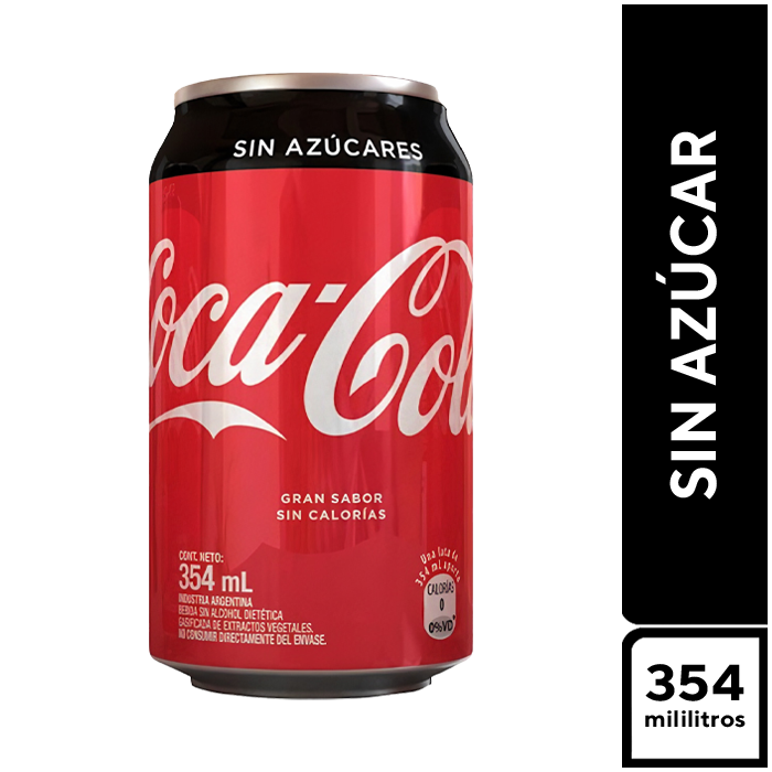 Coca-Cola Sin Azúcar 354 ml