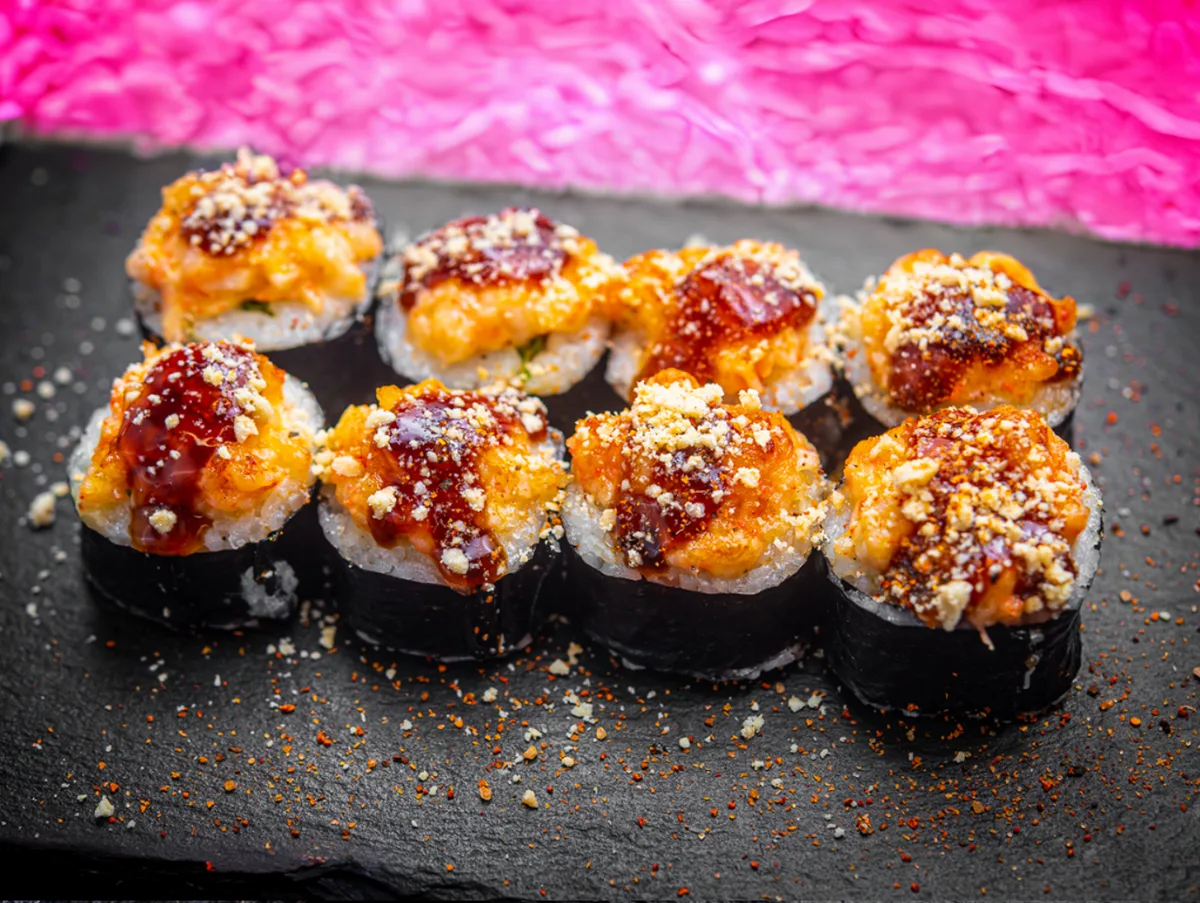 Cheesy prawn maki 8pcs
