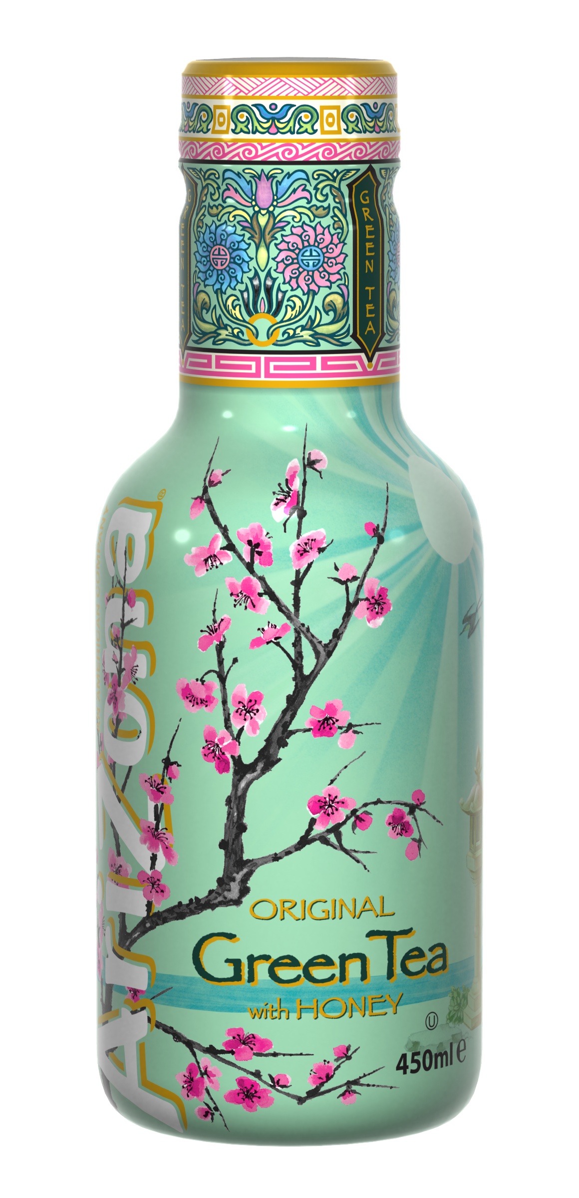 ARIZONA Zöldtea mézzel 450ml