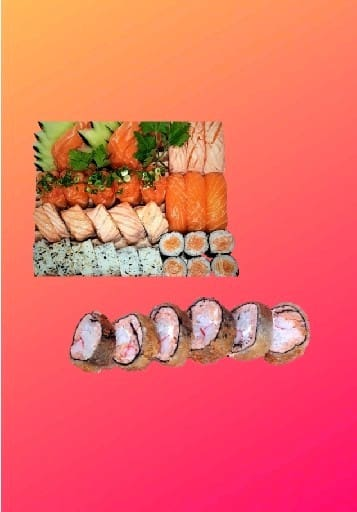 Box Three Salmon Ya Roll.