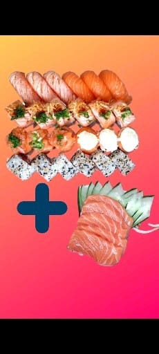 Box Two Salmão Sashimi de Salmão 5 Fatias