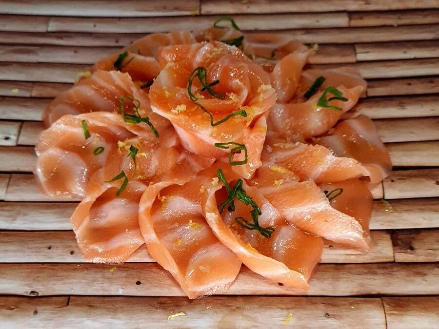 Carpaccio Salmão Especial 14 a 16 Fatias