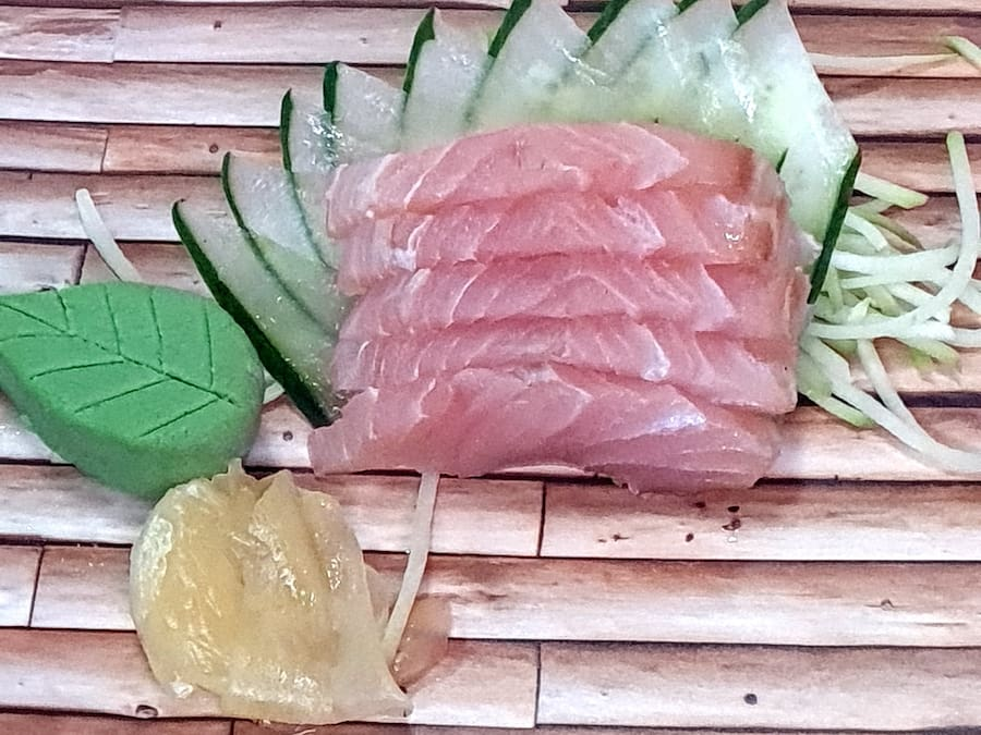 Sashimi de Peixe Branco 5 Fatias