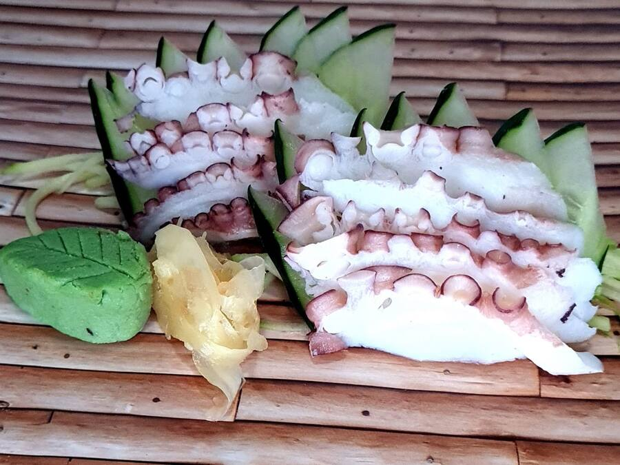 Sashimi Polvo 10 Fatias
