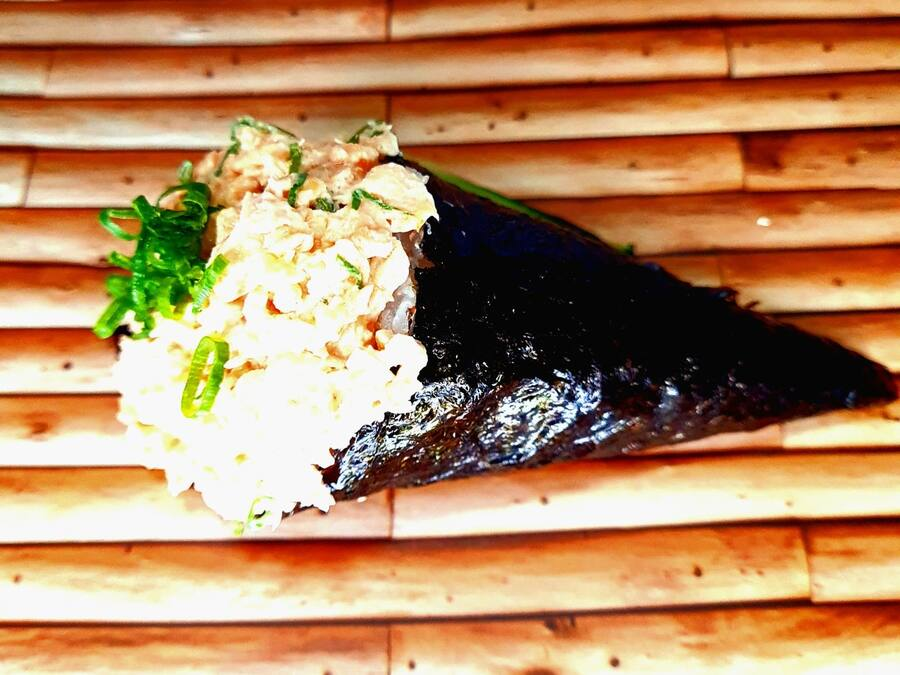 Temaki Salmão Grelhado.