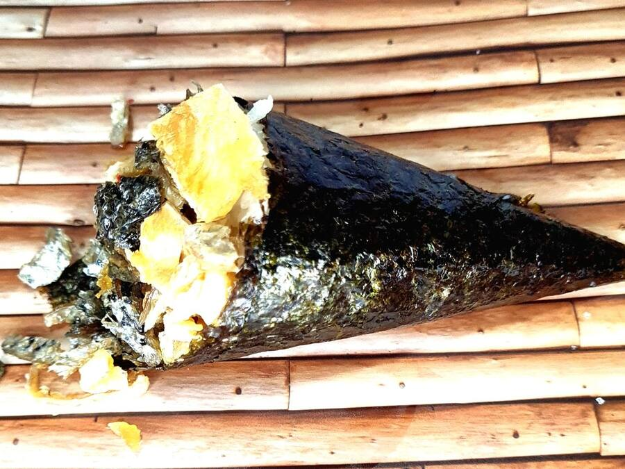 Temaki Salmão Skin.