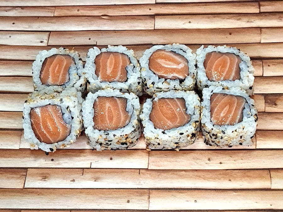 Uramaki de Salmão 8 Unidades