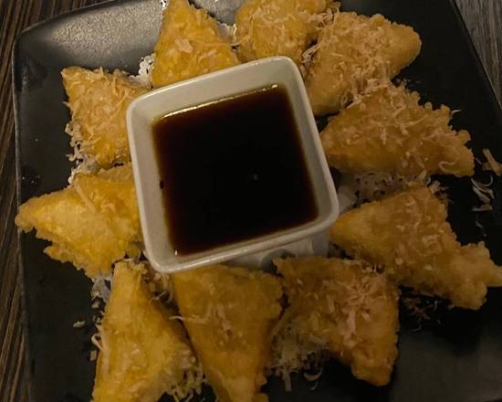 Agedashi Tofu with Bonito Flakes