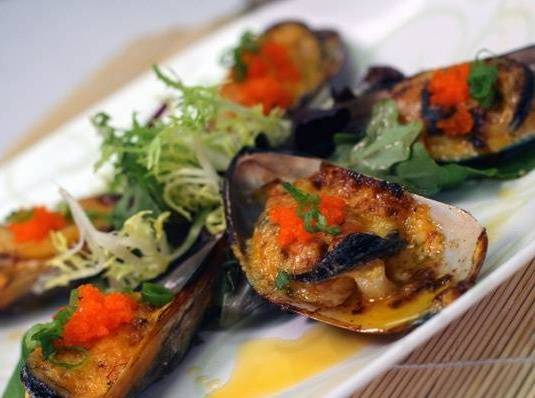 Baked Green Mussel