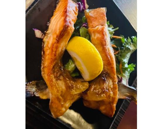 Grilled Salmon Collar