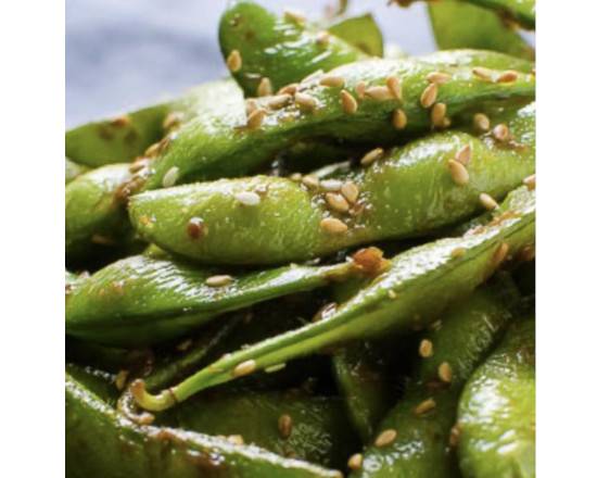 Spicy Garlic Edamame
