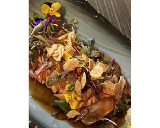 Truffle Seared Salmon Carpaccio