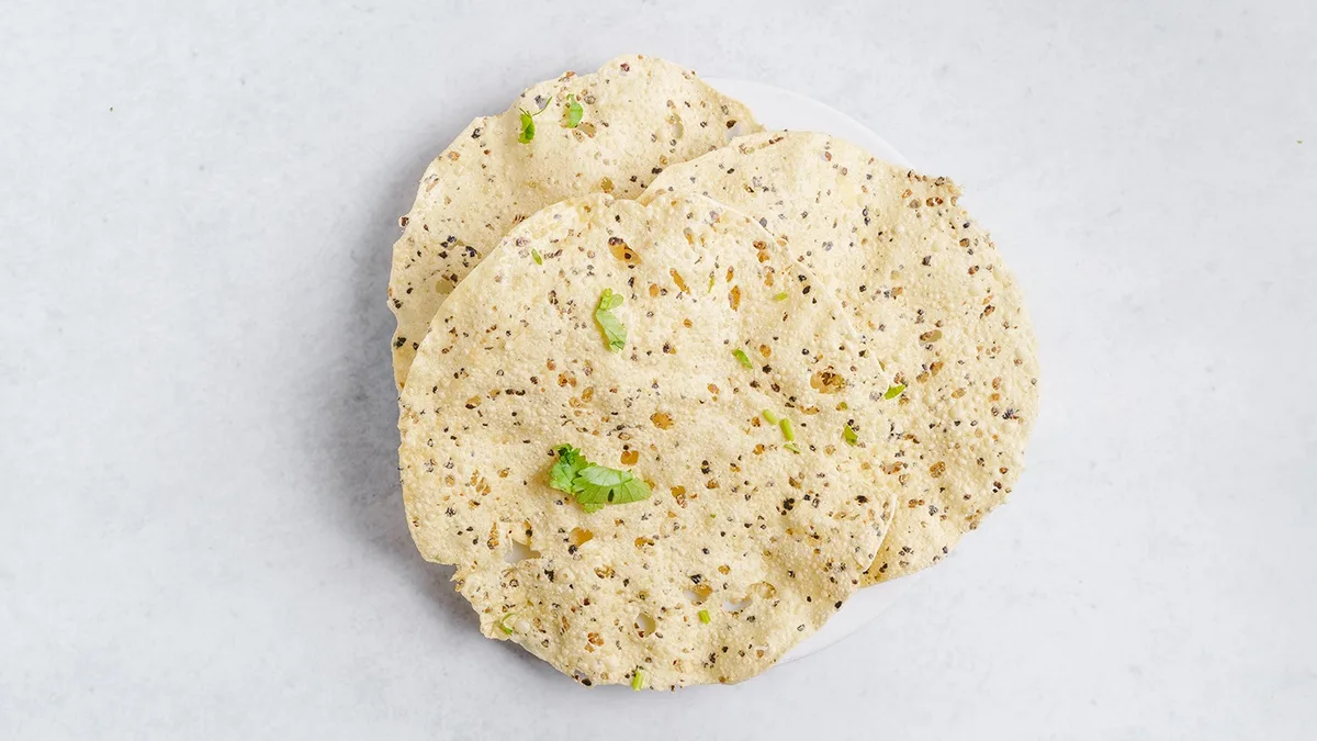 Portion of Papad