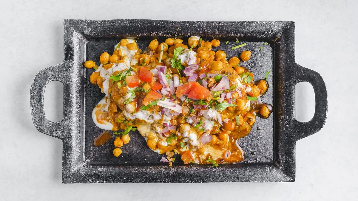 Samosa Chole Chaat