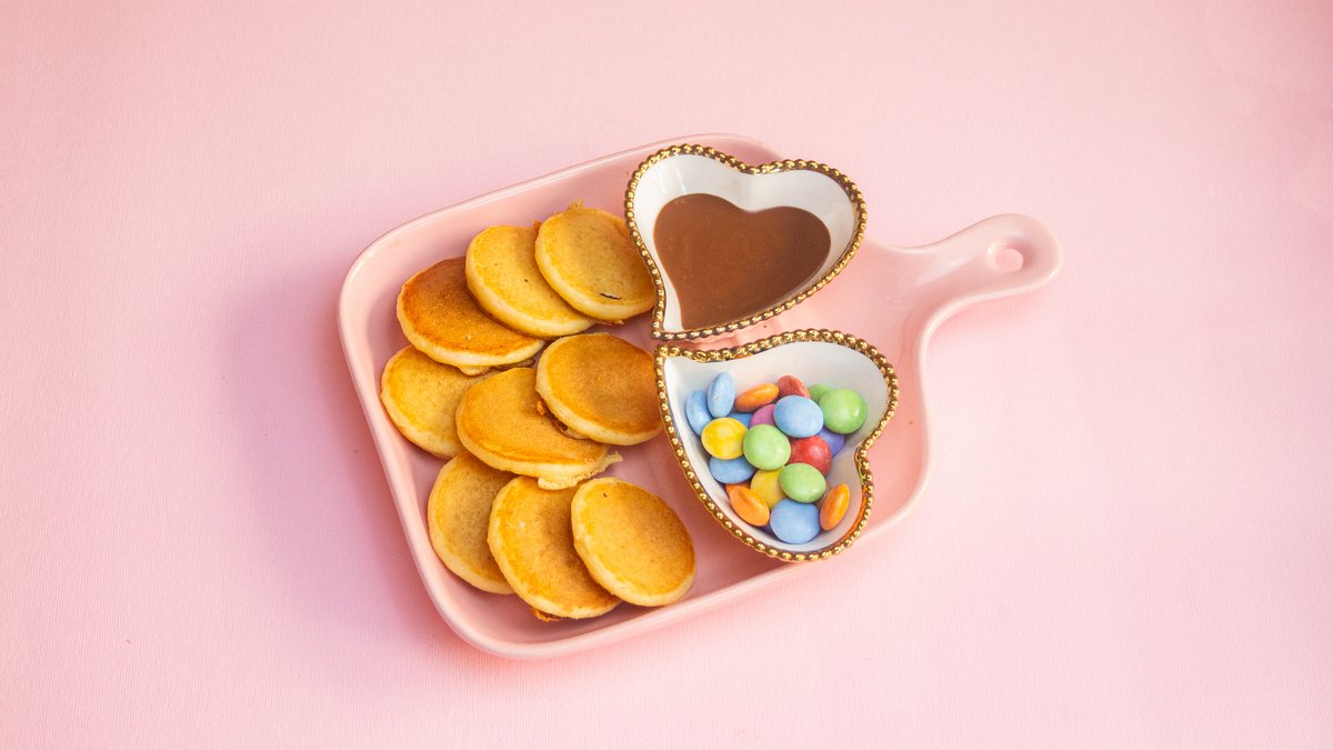 Mini  Pancake Nutella + MandM