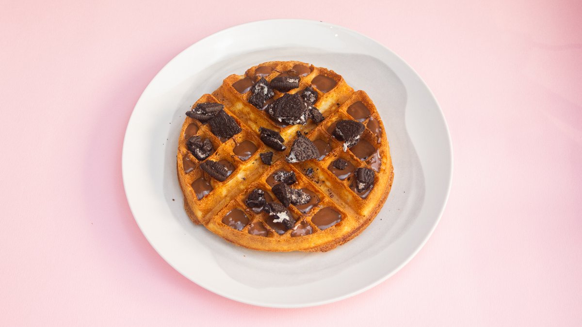 Waffle Nutella and Biskotë and Oreo
