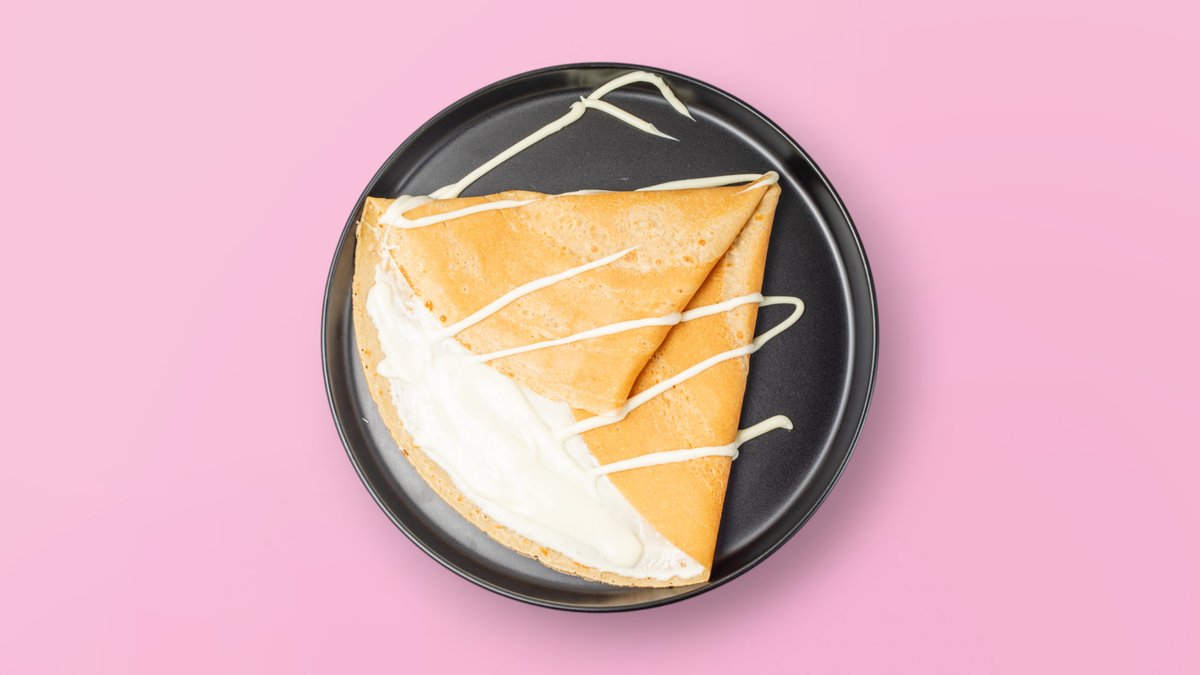 Crepe with White Chocolate