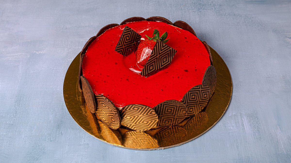 Strawberry Birthday Cake