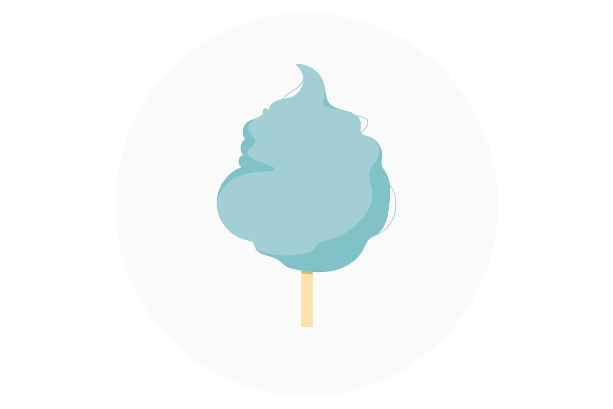Blue Cotton Candy