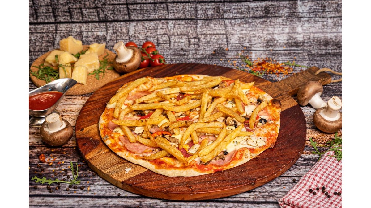 Pizza Cartofi Prăjiți