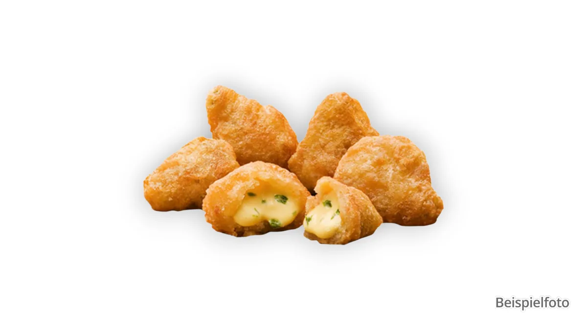 Chili-Käse-Nuggets mit hausgemachter Soße