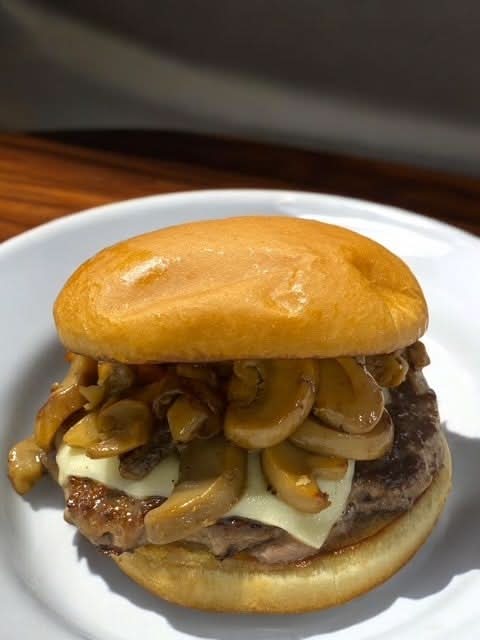 Mushroom Swiss Burger