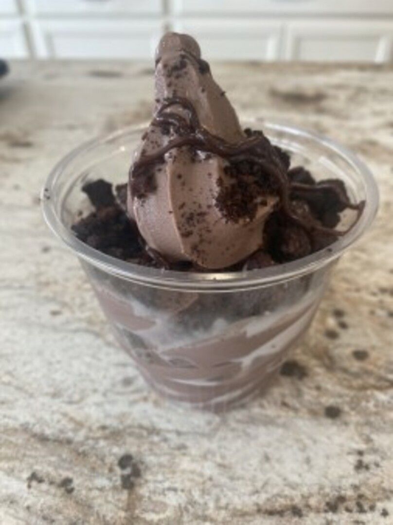 A - National Chocolate Ice Cream Day Brownie Sundae