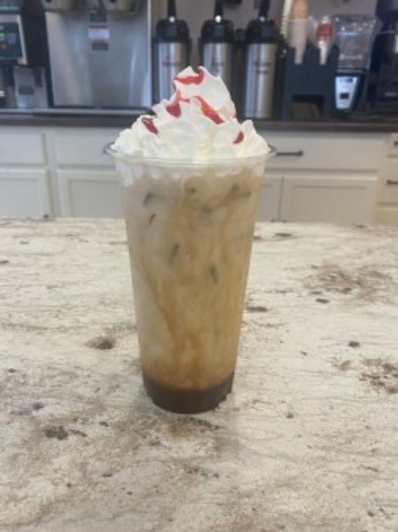 Strawberry Shortcake Iced Latte
