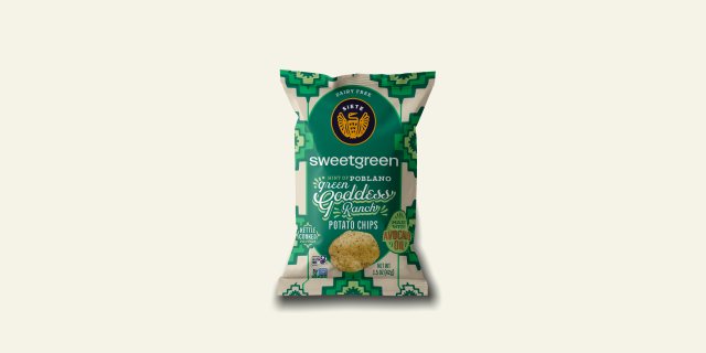 SG and Siete's Green Goddess Ranch Potato Chips