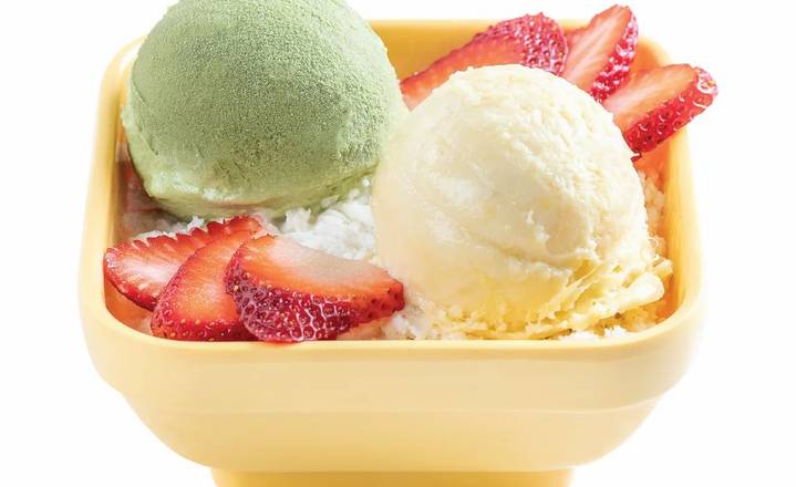 Durian and Ice Cream With Vanilla Frost