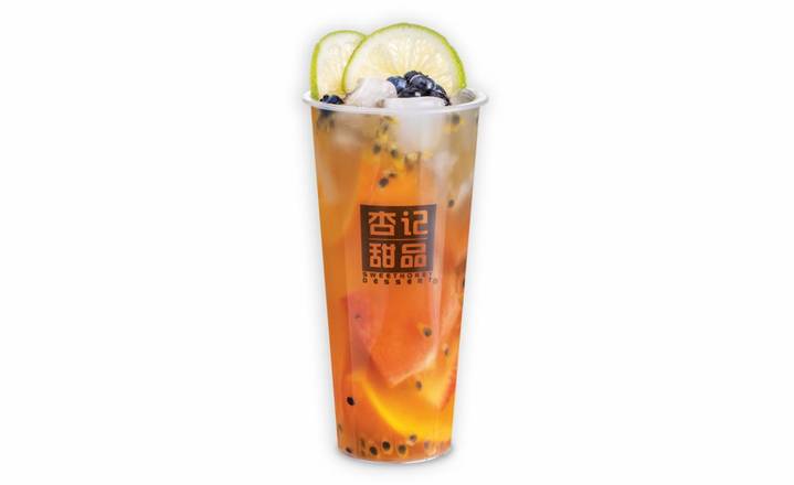 Mixed Fruits Green Tea