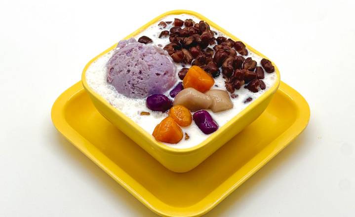 Red Bean Snow Taro Balls (Vanilla Frost Series)
