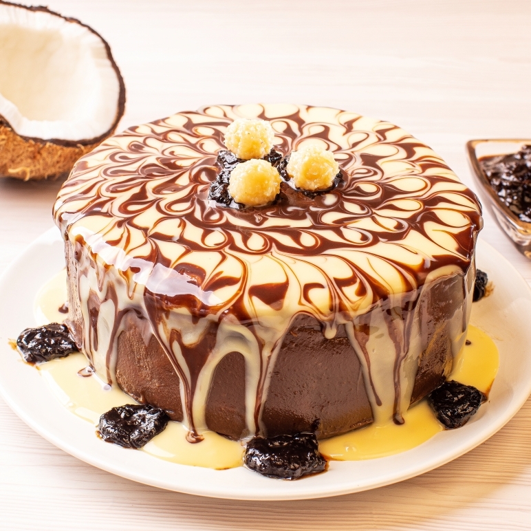 Torta Delícia de Ameixa com Cocada - 2kg
