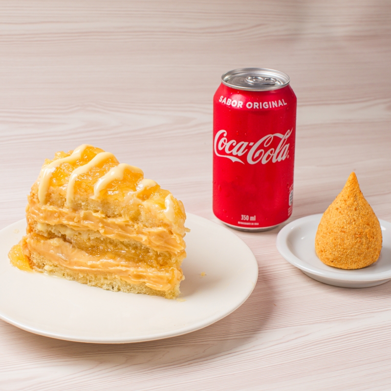 Trio Delícia de Abacaxi com Coxinha