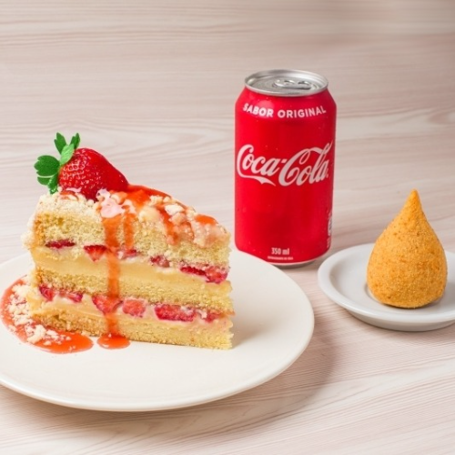 Trio Ninho de Morangos Frescos C Coxinha