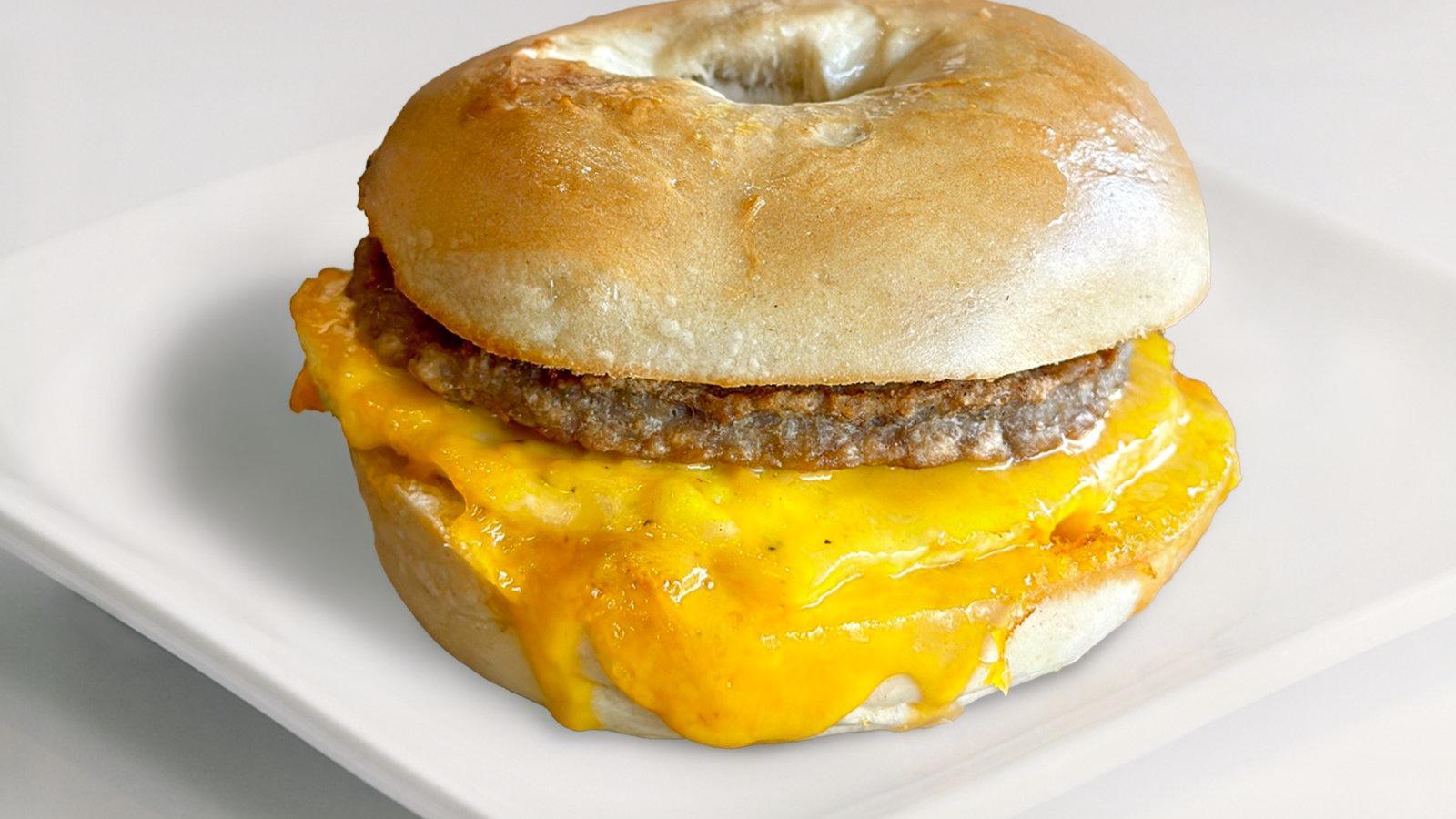 Bagel Sandwich - Sausage, Egg and Cheese