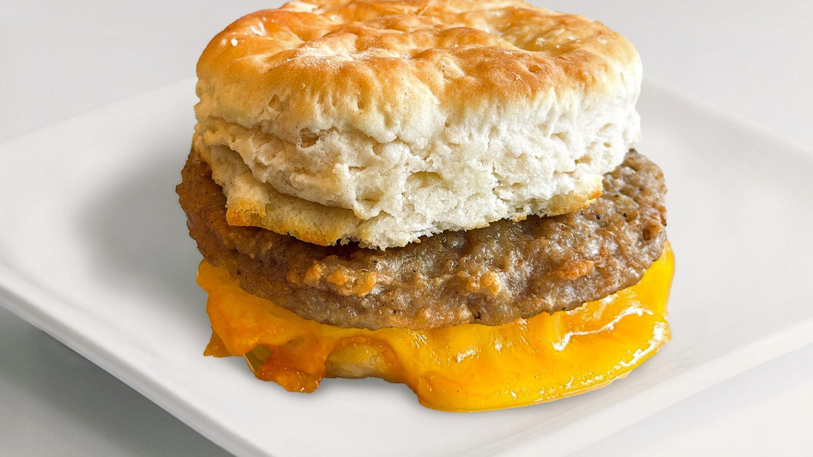Biscuit Sandwich - Sausage, Egg and Cheese