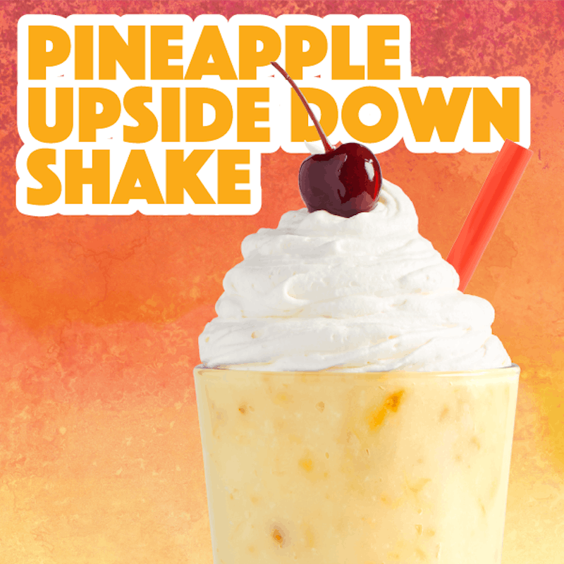 Pineapple Upside Down Shake
