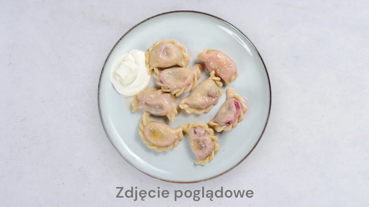 Pierogi z jagodami